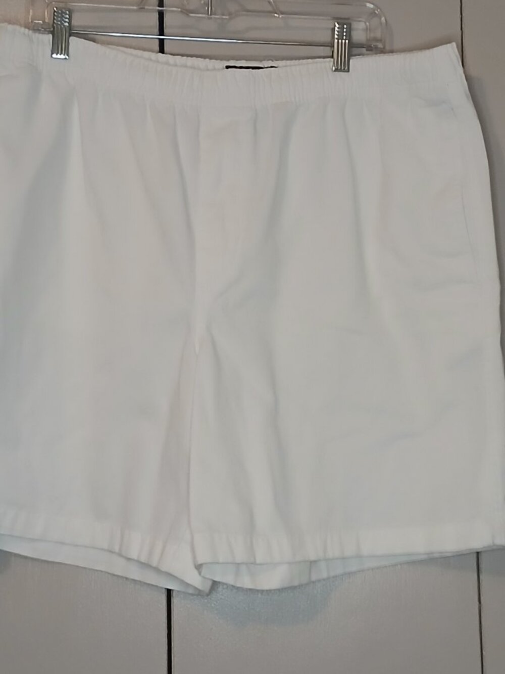 Puritan Men's White 36-38 Cotton Shorts (1087A)